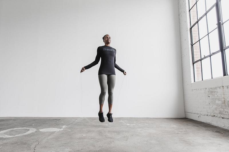 Women's Nobull WoCrossfit<Sup>®</Sup> Tee Long Sleeve Black | SG O3162K